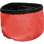 Foldable Nylon Pet Bowl - Red