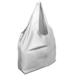 Foldable rPET Grocery Tote - Digital - White
