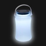 Foldable Waterproof Container with Solar Light - White