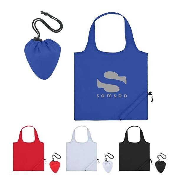 Main Product Image for Custom Printed Foldaway Tote Bag With Antimicrobial Additive