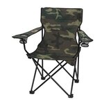 Folding Chair With Carrying Bag - Camouflage