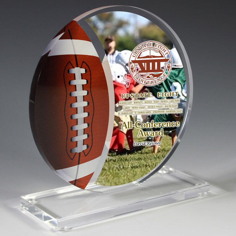 Main Product Image for Football Achievement Award - Full Color