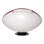Football - Full Size Full Color Photo Imprint - Brown/White