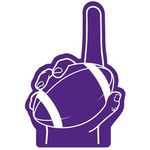 Football Hand - Purple