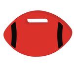 Football Shape Weatherproof Seat Cushion - Red