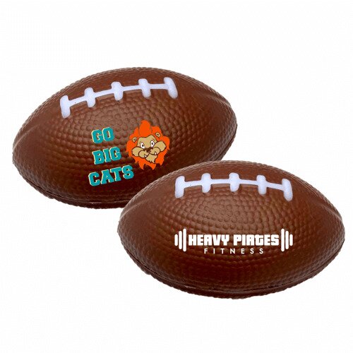 Main Product Image for Imprinted Football Squishy Squeeze Memory Foam Stress Reliever