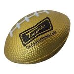 Football Stress Relievers / Balls - Metallic Gold