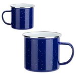 Foundry 16 oz Enamel-Lined Iron Coffee Mug - Medium Blue