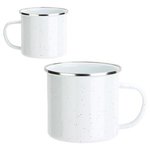 Foundry 16 oz Enamel-Lined Iron Coffee Mug - Medium White