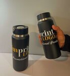FREE Imprint Logo 26oz Stainless Bottle with Twist-Top Spout -  