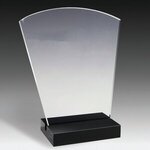 Freedom Acrylic Award - 5-1.4" x 6-1/4" x 2-1/4" - Laser - Clear
