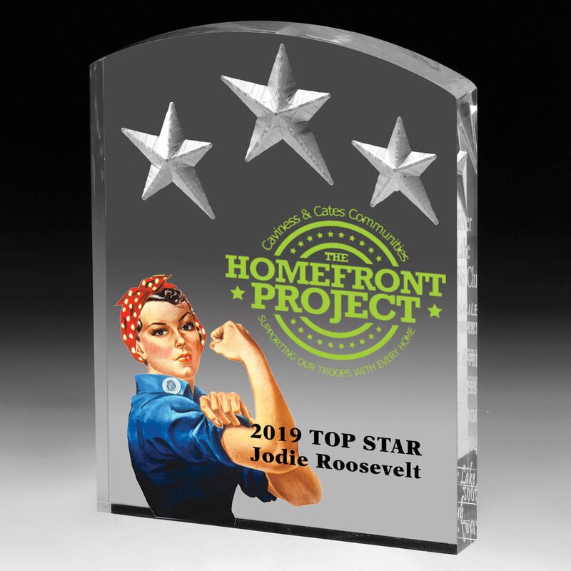Main Product Image for Freestanding Acrylic Award - Full Color