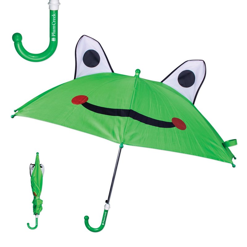 Personalized Umbrella Frog Shaped | ImprintLogo.com