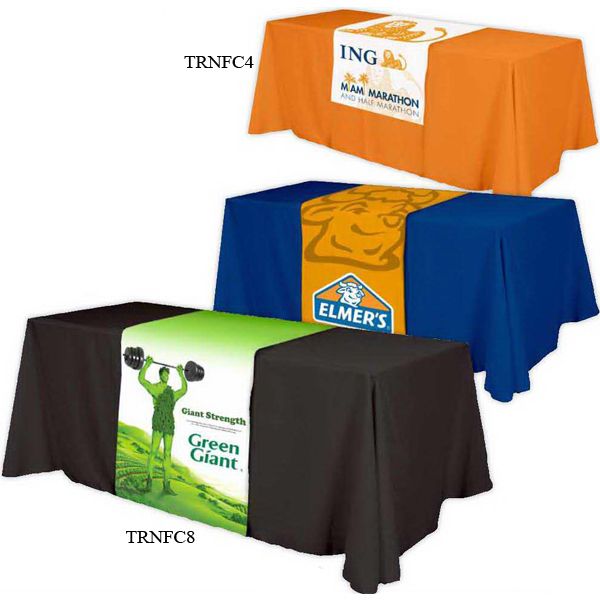 Main Product Image for Trade Show Table Runner All Over Dye Sub - (Front, Top, Back)
