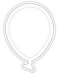 Full Color Balloon Coaster - Full Color