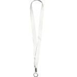 Full Color Imprint Smooth Dye Sublimation Lanyard - 1" x 36" - White