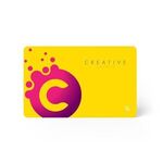 Full Color Linq Digital Business Card - Yellow