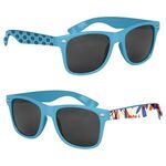 Full Color Malibu Sunglasses - Light Blue