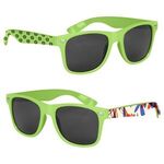 Full Color Malibu Sunglasses - Lime