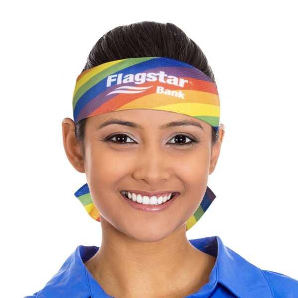 Main Product Image for Full Color Pride Tie Headband