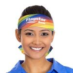 Full Color Pride Tie Headband - Rainbow