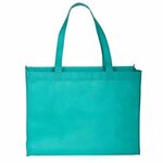 Full Color Standard Non Woven Tote - Teal