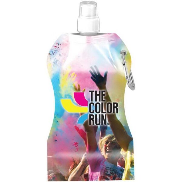 Main Product Image for Custom Printed Full Color Wave Collapsible Water Bottle
