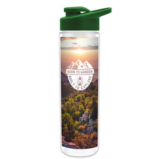 Main Product Image for Full Color Wrap 16 Oz. Insulated Bottle with Drink Thru Lid