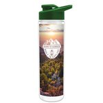 Buy Full Color Wrap 16 Oz Insulated Bottle With Drink Thru Lid