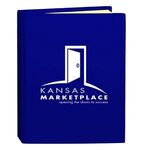 Full Size Sticky Notes and Flags Notepad Notebook - Blue