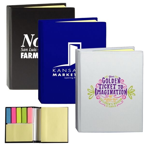 Main Product Image for Full Size Sticky Notes And Flags Notepad Notebook | Eastvale