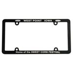 Full View License Plate Frame - Black