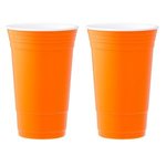 Fundraiser Cup Double Wall Tumbler 18oz - Orange