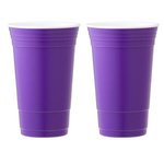 Fundraiser Cup Double Wall Tumbler 18oz - Purple