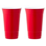 Fundraiser Cup Double Wall Tumbler 18oz - Red