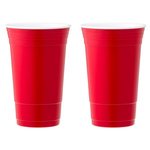 Fundraiser Cup Double Wall Tumbler 18oz - Red