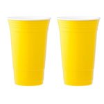 Fundraiser Cup Double Wall Tumbler 18oz - Yellow