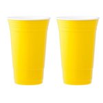 Fundraiser Cup Double Wall Tumbler 18oz - Yellow