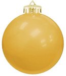 Fundraiser Shatterproof Ornament Round - USA MADE - Gold