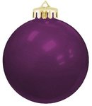 Fundraiser Shatterproof Ornament Round - USA MADE - Purple
