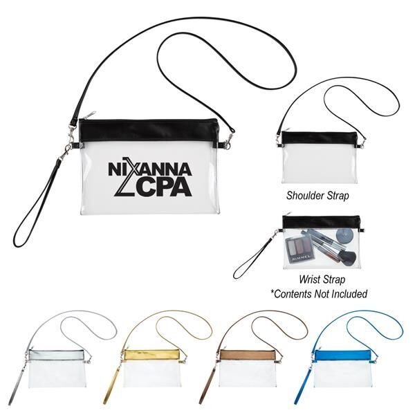 Main Product Image for Game Day Clear Wristlet Pouch
