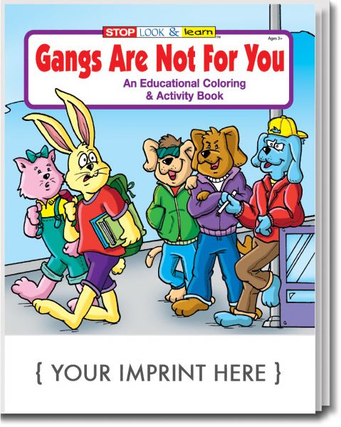 Main Product Image for Gangs Are Not For You Coloring And Activity Book
