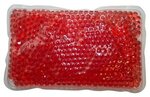 Gel Beads Hot/Cold Pack Rectangle - Red