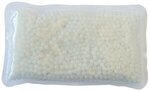 Gel Beads Hot/Cold Pack Rectangle - White