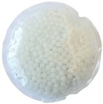 Gel Beads Hot/Cold Pack Small Circle - White