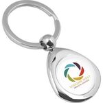 Geo Economy Metal Keyholder with PhotoImage Full Color Dome -  