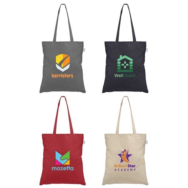 Main Product Image for Geo - Recycled 5 oz. Cotton Canvas Tote Bag - ColorJet