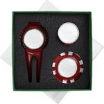 Gift Set with Poker Chip - Red