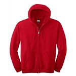 Gildan - Heavy Blend Full-Zip Hooded Sweatshirt. - Red