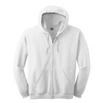 Gildan - Heavy Blend Full-Zip Hooded Sweatshirt. - White